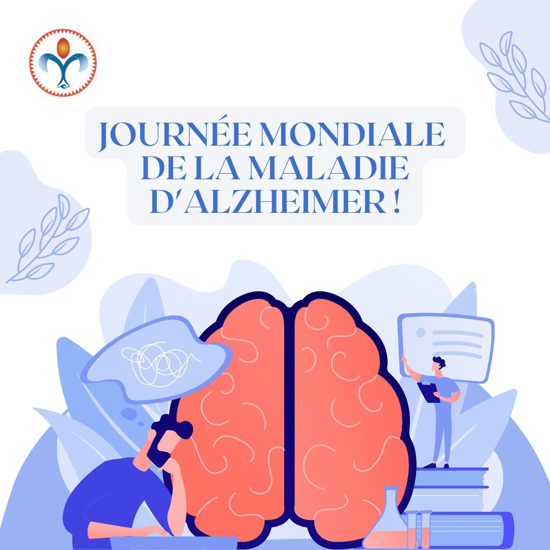 La Journée Mondiale de la Maladie d'Alzheimer, célébrée chaque année le 21 septembre, est une occasion essentielle pour sensibiliser le monde à cette maladie neurodégénérative dévastatrice qui affecte des millions de personnes à travers le globe. Cette journée spéciale a été créée dans le but de faire connaître les défis auxquels sont confrontées les personnes atteintes de la maladie d'Alzheimer, ainsi que leurs familles et leurs aidants, tout en encourageant la recherche et l'amélioration des soins.

Cette journée est une invitation à la solidarité et à l'empathie envers les personnes atteintes de cette maladie et leur famille. C'est l'occasion de se rappeler que, malgré les défis que pose la maladie d'Alzheimer, ces personnes méritent le respect, l'amour et les soins adaptés pour leur permettre de vivre avec dignité et qualité de vie. En soutenant la recherche et en sensibilisant le public, nous contribuons à bâtir un monde plus solidaire et bienveillant pour tous ceux qui sont touchés par la maladie d'Alzheimer !