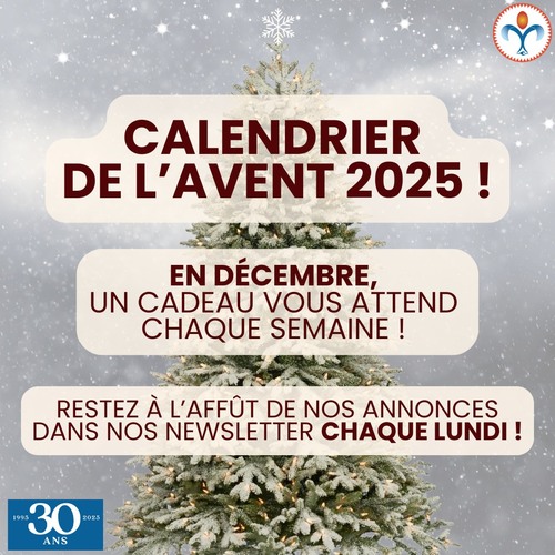 CALENDRIER DE L’AVENT NUTRILYS 2025 ✨🎄

Du 1er au 24 décembre 2025, découvrez 1 cadeau par semaine à ne pas manquer ! 🎉
🗓️ Annonce du cadeau chaque lundi — restez attentifs à nos newsletters hebdomadaire pour ne rien rater !

#Nutrilys #CalendrierDeLavent #Noel2025 #SurprisesDeNoel #BienEtre #Cadeaux