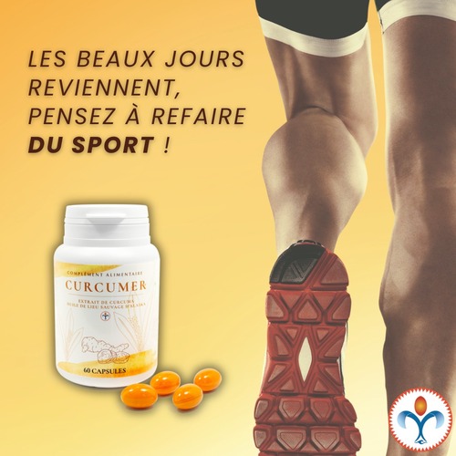 Les beaux jours reviennent… et l’envie de bouger aussi !

C’est le moment idéal pour reprendre le sport et profiter du plein air. Que ce soit la marche, la course, le vélo ou le fitness, votre corps mérite le meilleur pour rester en mouvement.

💪 Pour garder des articulations en forme et une bonne mobilité au quotidien, pensez à Curcumer®. Un allié naturel pour accompagner votre reprise sportive et soutenir votre confort articulaire.

🌿 Bougez, respirez, profitez… et prenez soin de vos articulations !

#sport #mobilité #articulations #bienetre #curcumer #reprisedusport