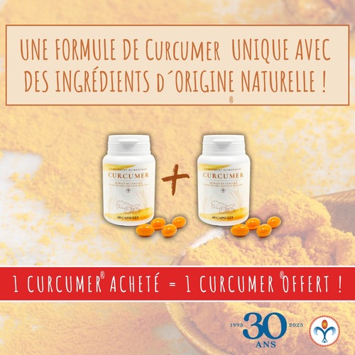 Offre spéciale à ne pas manquer ! ✨
Pour une durée limitée, profitez de notre incroyable promotion : 1 produit Curcumer® acheté = 1 produit Curcumer® offert ! 🛍️🎁 

Faites le plein de vos produits préférés, partagez avec vos proches ou doublez simplement le plaisir pour vous. Mais attention, les stocks sont limités ! 
Alors, dépêchez-vous et rendez-vous vite sur notre site. 🔥 

#OffreSpéciale #BonPlan #1Acheté1Offert