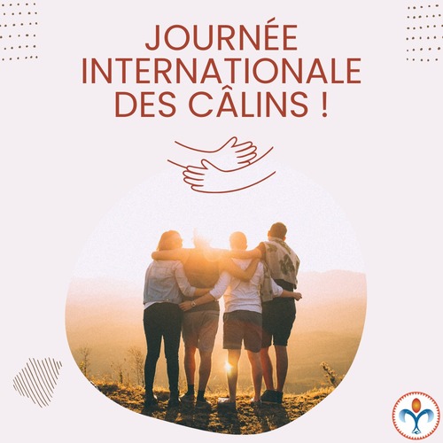 Aujourd’hui, on célèbre la Journée internationale des câlins 🤗✨ 
Une journée toute douce pour rappeler qu’un simple câlin peut apaiser, rassurer, réchauffer le cœur et créer du lien. Que ce soit avec un proche, un ami, un animal ou même toi-même, offre un moment de tendresse autour de toi. Les câlins ne coûtent rien… mais ils valent tellement 💛

 #JournéeDesCâlins #GoodVibesOnly