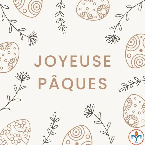 Joyeuses Pâques à tous ! 🐰🌷

Que cette belle journée de Pâques soit remplie de douceur, de joie et de moments précieux avec ceux que vous aimez. 💛
Entre la chasse aux œufs, les rires en famille et les petites douceurs chocolatées, profitons de ces instants simples qui font le bonheur.

Que cette fête soit aussi l’occasion de célébrer le renouveau, l’espoir et les nouveaux départs. ✨

Très belles Pâques à vous et à vos proches ! 🐣🍫🌸
#JoyeusesPâques #MomentsEnFamille #Printemps #Bonheur