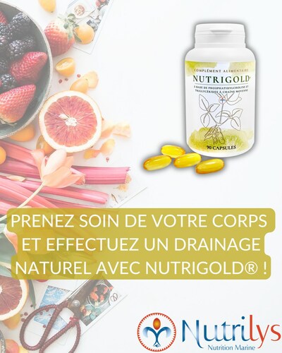 Prenez soin de votre foie naturellement ! 🍃

Véritable centre de détoxification de l’organisme, le foie filtre les toxines, métabolise les nutriments et contribue à l'équilibre de notre corps. Avec notre mode de vie moderne, il peut parfois être mis à rude épreuve.

Adopter une alimentation équilibrée et soutenir son fonctionnement est essentiel pour préserver son bien-être au quotidien.

NutriGold® associe de la pure lécithine de soja non OGM, naturellement riche en phosphatidylcholine, à des triglycérides à chaîne moyenne issus de l’huile de coco 🥥.

Un allié de choix pour accompagner votre organisme et prendre soin de votre foie naturellement.

#NutriGold #Foie #DrainageHépatique #BienÊtre #DétoxNaturelle #LécithineDeSoja #Phosphatidylcholine #SantéNaturelle #Nutrilys