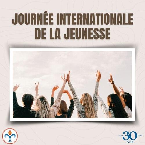 Aujourd’hui, on célèbre les jeunes du monde entier – leur énergie, leurs rêves, leurs combats, leurs voix. Une génération qui se lève pour construire un avenir plus juste, plus vert et plus inclusif. 🌱⚖️💡

Aux jeunes qui s’engagent, qui osent, qui créent, qui changent les règles : VOUS êtes la force de demain… et d’aujourd’hui. 💥
N’oublions pas : donner la parole à la jeunesse, c’est investir dans un monde meilleur !

#InternationalYouthDay #JeunesseEnAction #YouthPower #ChangeMakers #JournéeDeLaJeunesse #AgirPourDemain