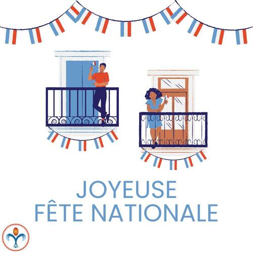 Bonne Fête Nationale ! 🇫🇷

En ce 14 juillet, célébrons ensemble les valeurs qui nous rassemblent : la liberté, l'égalité, la fraternité et la fierté de notre patrimoine.

Que cette journée soit remplie de convivialité, de partage et de moments inoubliables en famille ou entre amis.
Profitons de cette fête pour honorer notre histoire, notre culture et tout ce qui fait la richesse de la France.

✨ Très belle Fête Nationale à toutes et à tous !

#14Juillet #FeteNationale #France #ViveLaFrance #BastilleDay #PatrimoineFrançais #LibertéÉgalitéFraternité 🇫🇷